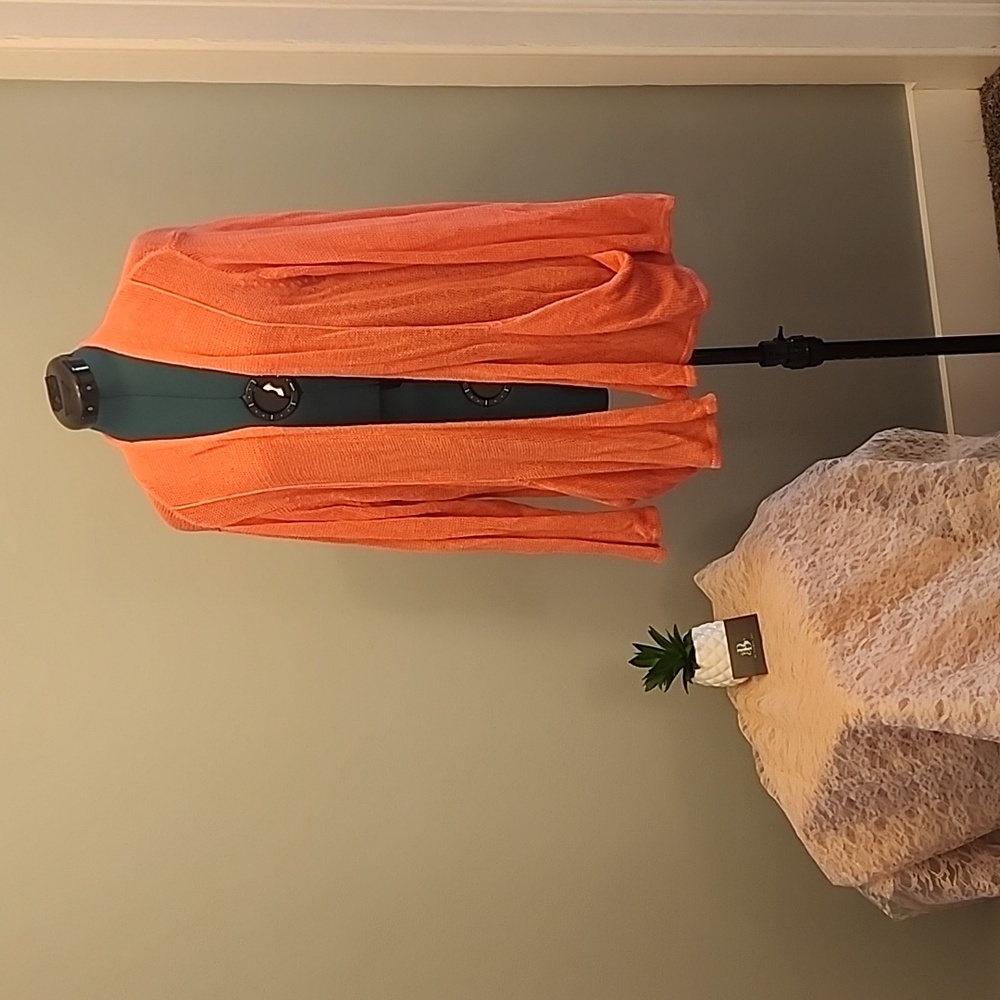 J. Jill Orange Women's Cardigan